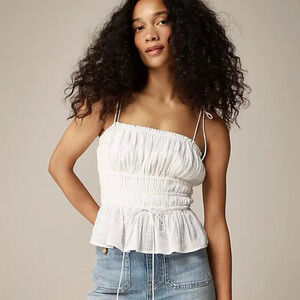 J. Crew White Camisole Top